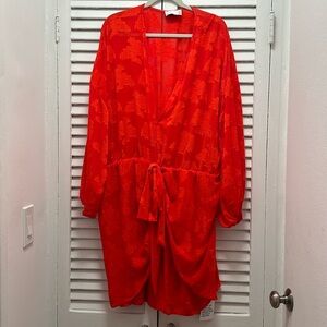 Red floral dress 💃🏼